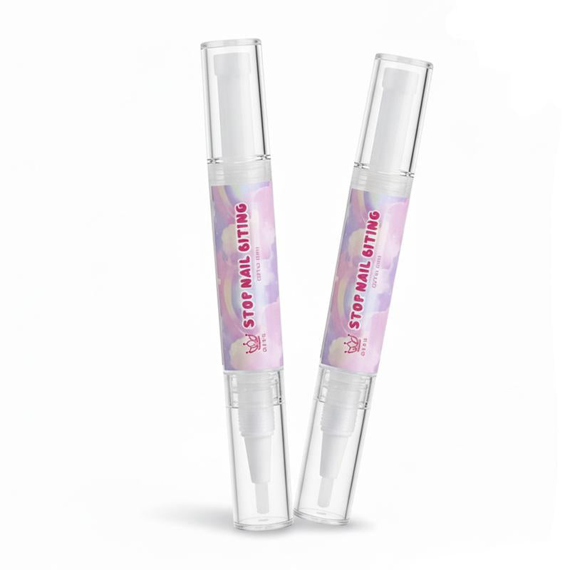 Qiek Stop Biting Pen for Kids - Prevention Nail Biting Thumb Sucking Deterrent Nail Polish Treatment Portable Fast Dry Long Lasting Non Toxic Natural Nail Care Pen for Children Teens Adults Biters #Tiktokshopblackfriday