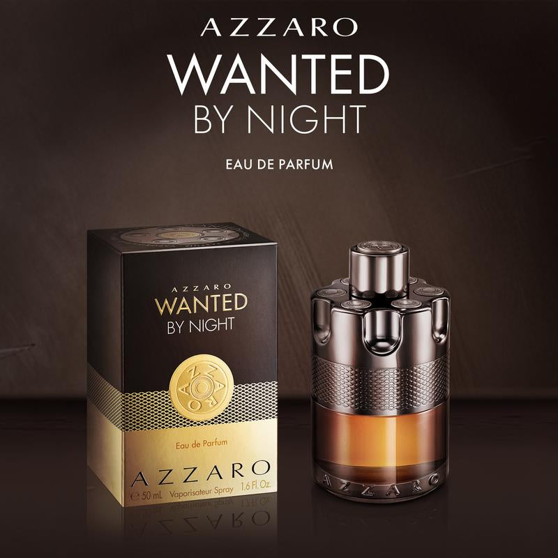 Azzaro Fragrance Wanted by Night EDP 100ML - Woody Oriental Spicy Notes for Men Who Own the Night