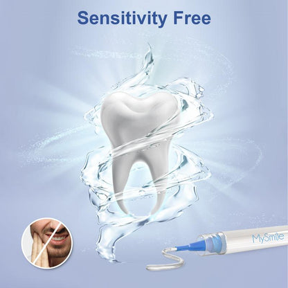 Mysmile Original Dental Grade Teeth Whitening Kit with 5X LED Light 3 Carbamide Peroxide Gels 10-Min Fast Whitening Non-Sensitive Formula Removes Coffee Wine Smoke Stains - Tiktokshopblackfriday Oral Accelerator