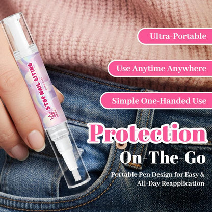 Qiek Stop Biting Pen for Kids - Prevention Nail Biting Thumb Sucking Deterrent Nail Polish Treatment Portable Fast Dry Long Lasting Non Toxic Natural Nail Care Pen for Children Teens Adults Biters #Tiktokshopblackfriday