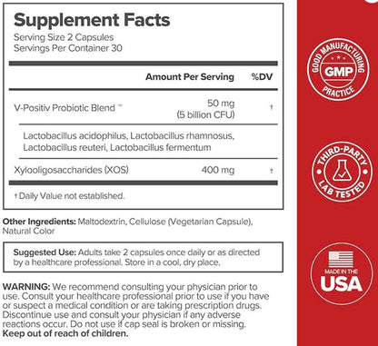 URO Women'S Probiotics - 60 Count (Pack of 1) - Prebiotic and Probiotic Capsules for Healthy Ph Balance and Odor