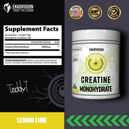 EKKO Creatine Monohydrate - 3Rd Party Tested
