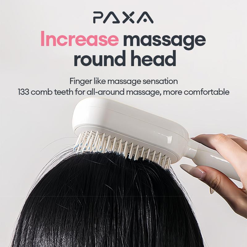 PAXA Air Cushion Massage Comb Hollow Massage Comb Cylinder Styling Curl Comb - Daily Care and Detangling, Massage for Scalp, Heat Resistant Companion for Hair Blowing and Styling