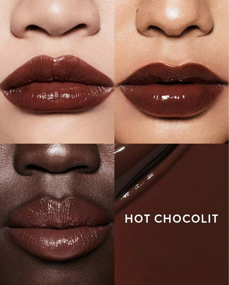 Fenty Beauty Chocolate Bordeaux Lip Duo: Trace’D Out Longwear Waterproof Pencil Lip Liner + Gloss Bomb Stix High-Shine Gloss Stick or Gloss Bomb Stix High-Shimmer Gloss Stick