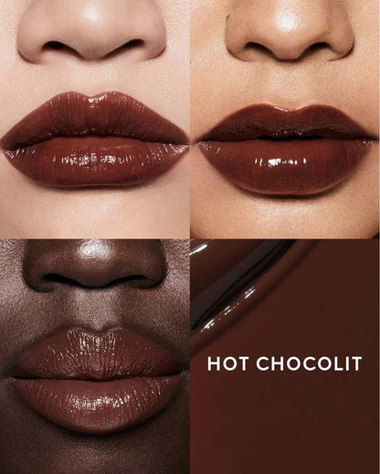 Fenty Beauty Chocolate Bordeaux Lip Duo: Trace’D Out Longwear Waterproof Pencil Lip Liner + Gloss Bomb Stix High-Shine Gloss Stick or Gloss Bomb Stix High-Shimmer Gloss Stick