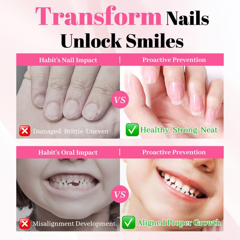 Qiek Stop Biting Pen for Kids - Prevention Nail Biting Thumb Sucking Deterrent Nail Polish Treatment Portable Fast Dry Long Lasting Non Toxic Natural Nail Care Pen for Children Teens Adults Biters #Tiktokshopblackfriday