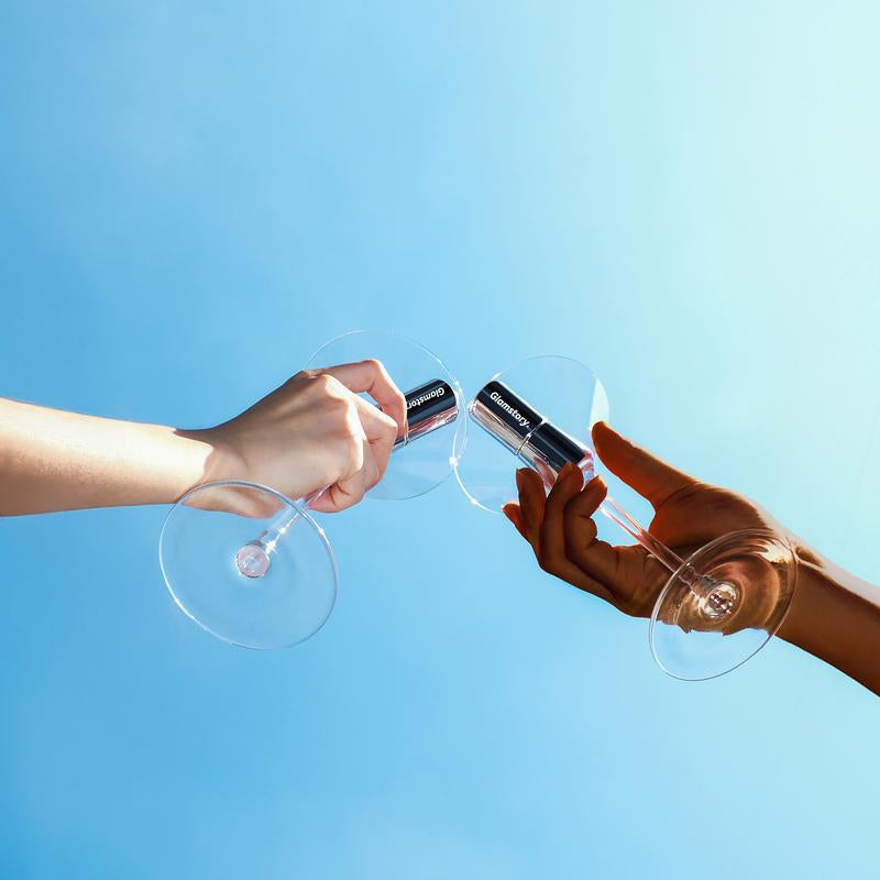 Glamstory Poptide Cream Blush Stick - Hydrating & Long-Lasting Natural Flush - Vegan & Cruelty-Free Makeup - Double Delight Lip & Cheek Duos Nourishing Radiance Cosmetic