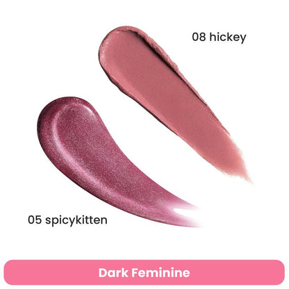 Glamstory Poptide Cream Blush Stick - Hydrating & Long-Lasting Natural Flush - Vegan & Cruelty-Free Makeup - Double Delight Lip & Cheek Duos Nourishing Radiance Cosmetic