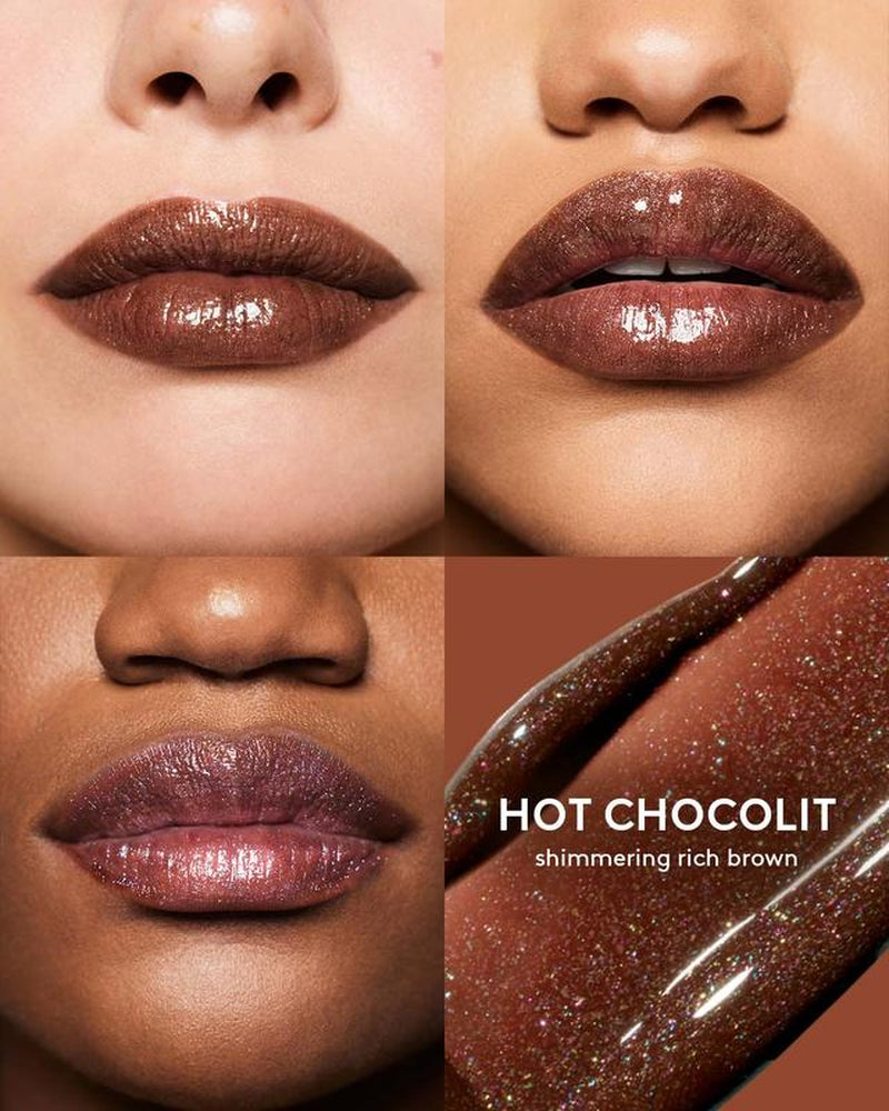 Fenty Beauty Chocolate Bordeaux Lip Duo: Trace’D Out Longwear Waterproof Pencil Lip Liner + Gloss Bomb Stix High-Shine Gloss Stick or Gloss Bomb Stix High-Shimmer Gloss Stick