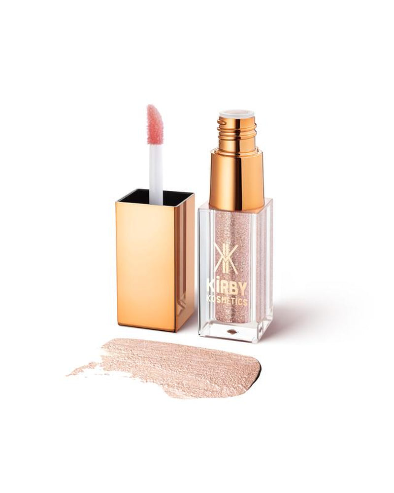 Kirby Kosmetics Limited Edition Liquid Eyeshadows — Matte & Shimmer with Mica and Hyaluronic Acid for a Smooth, Glowy Finish