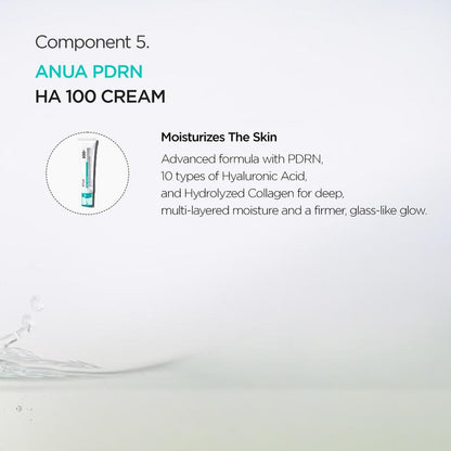 [Anua Official] Viral Ultimate Glass Skin Bundle | Salmon PDRN + Niacinamide + Double Cleansing + Collagen Mask| Daily Korean Skincare Kit Hydrating Calming