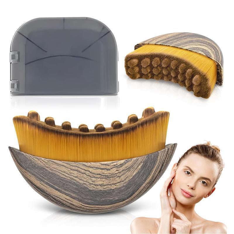 New Lymphatic Contour Face Brush, Dry Brushing Face Brush, Lymphatic Drainage Massager, Lymphatic Ainage Tool for Face, Chin & Jawline Sculpting, Ergonomically Designed to Fit the Skin Precisely and Relieve Fatigue