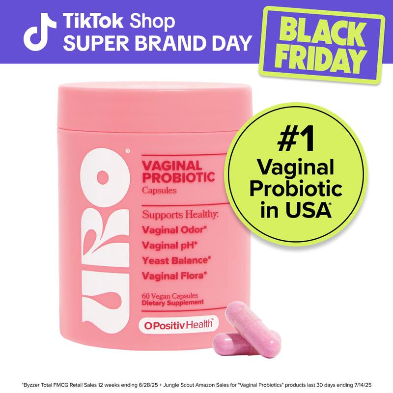 URO Women'S Probiotics - 60 Count (Pack of 1) - Prebiotic and Probiotic Capsules for Healthy Ph Balance and Odor