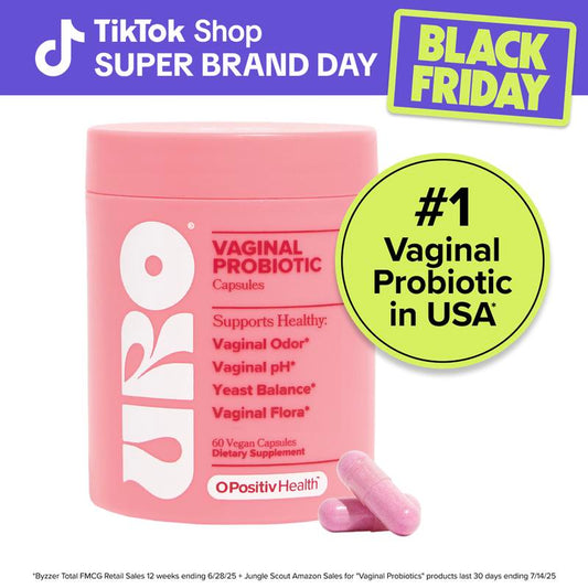 URO Women'S Probiotics - 60 Count (Pack of 1) - Prebiotic and Probiotic Capsules for Healthy Ph Balance and Odor