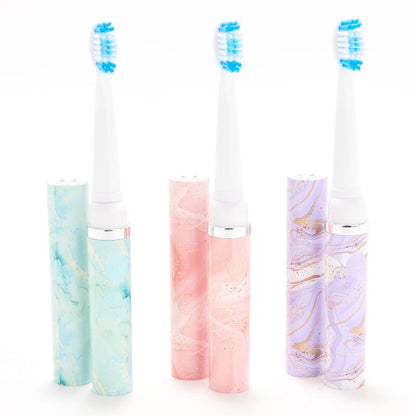 Pop Sonic Set of 3 Gosonic Toothbrushes with 6 Brush Heads