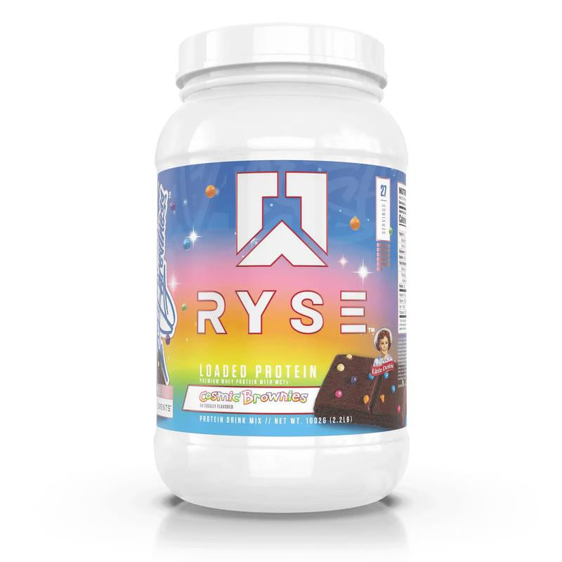 RYSE Loaded Protein Powder - 25G Whey Protein Isolate & Concentrate with Prebiotic Fiber & Mcts - Low Carb, Low Sugar, Digestive-Friendly