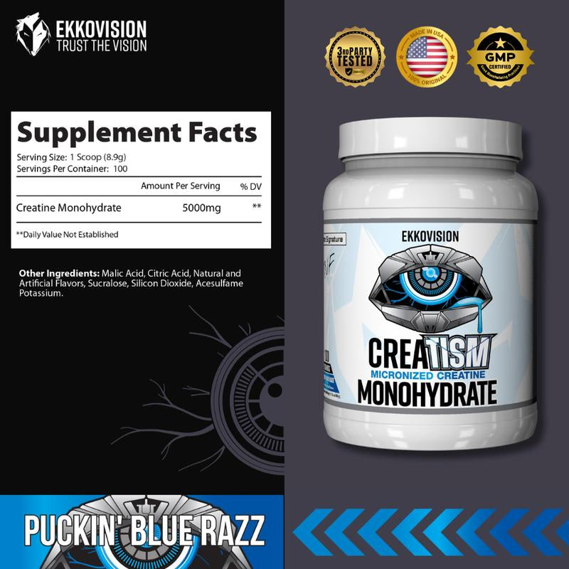 EKKO Creatine Monohydrate - 3Rd Party Tested