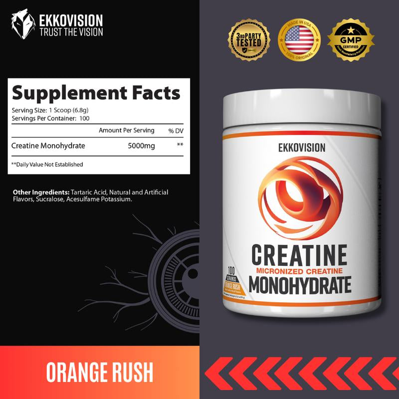 EKKO Creatine Monohydrate - 3Rd Party Tested