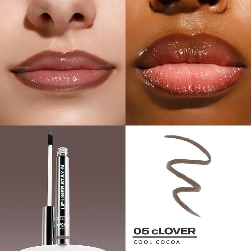 LIP LINER STAY-N - Peel-Off Lip Liner Stain - All Day & Night Lipliner with Hyaluronic Acid & Vitamin E - Long Lasting Formula - 0.12 Fl Oz / 3.5 Ml