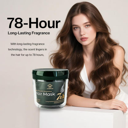 STARPLEX Hair Care Mask | Silky Smooth Repairing Formula - 78H Hydration + Heat Protection | Frizz-Free Hair Solution Plant Extract Haircare Organic Keratin Hair Mask Hair Oil