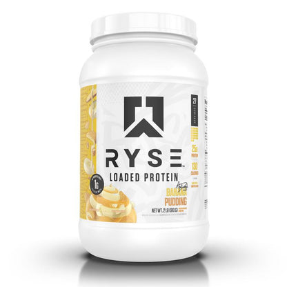 RYSE Loaded Protein Powder - 25G Whey Protein Isolate & Concentrate with Prebiotic Fiber & Mcts - Low Carb, Low Sugar, Digestive-Friendly