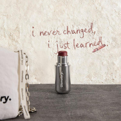 Glamstory Poptide Cream Blush Stick - Hydrating & Long-Lasting Natural Flush - Vegan & Cruelty-Free Makeup - Double Delight Lip & Cheek Duos Nourishing Radiance Cosmetic