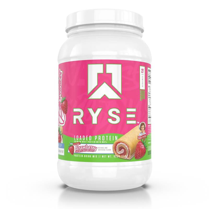 RYSE Loaded Protein Powder - 25G Whey Protein Isolate & Concentrate with Prebiotic Fiber & Mcts - Low Carb, Low Sugar, Digestive-Friendly