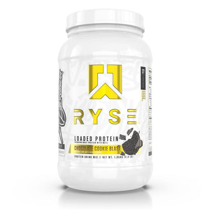 RYSE Loaded Protein Powder - 25G Whey Protein Isolate & Concentrate with Prebiotic Fiber & Mcts - Low Carb, Low Sugar, Digestive-Friendly