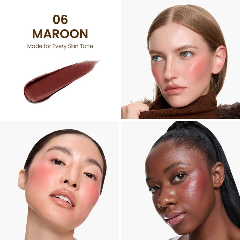 Glamstory Poptide Cream Blush Stick - Hydrating & Long-Lasting Natural Flush - Vegan & Cruelty-Free Makeup - Double Delight Lip & Cheek Duos Nourishing Radiance Cosmetic