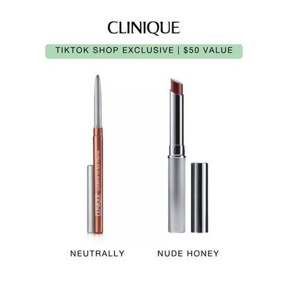 Clinique Nude Lip Duo - Quickliner for Lips + Almost Lipstick