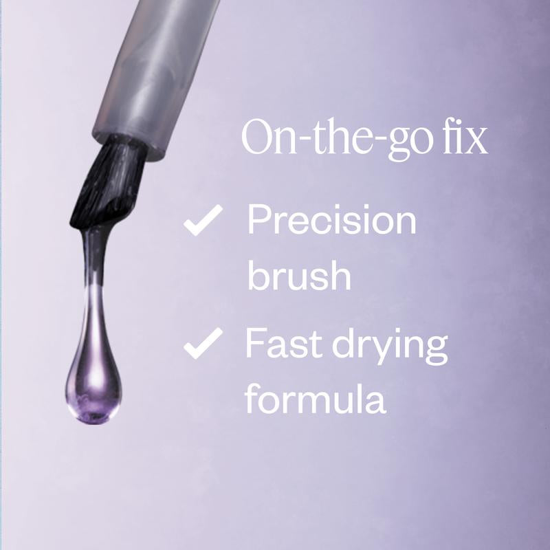 Break Fix Liquid Nail Patch - Fast-Drying Solution for up to 5 Days, Portable Pack with Precise Brush, Essie
