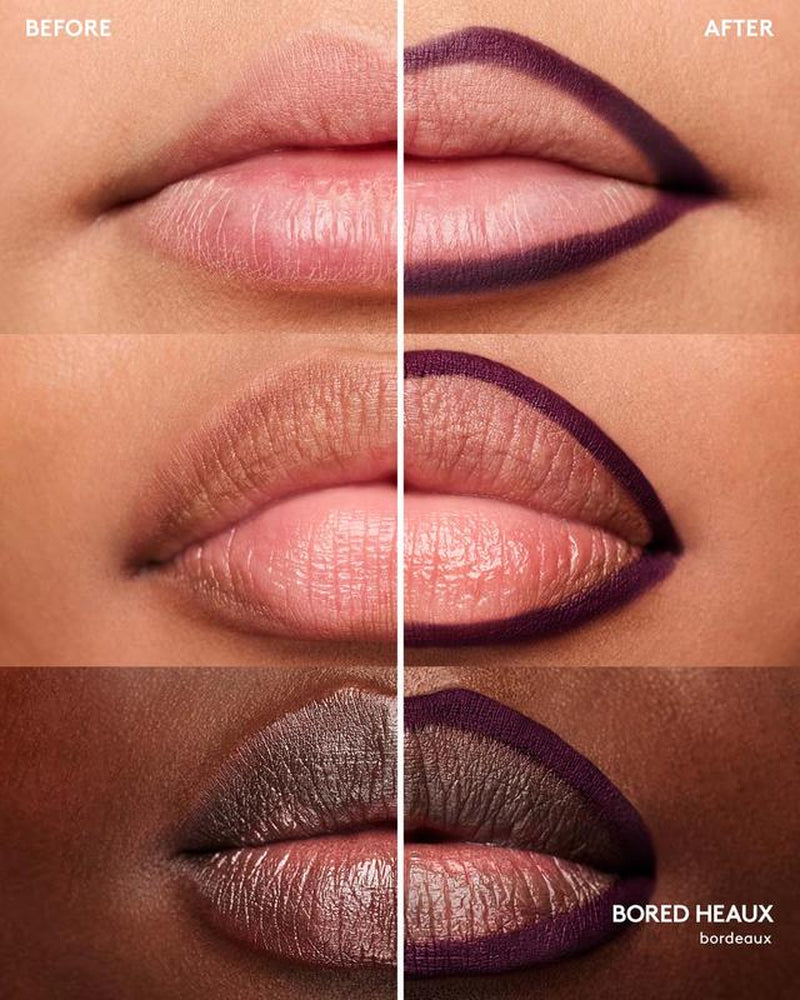 Fenty Beauty Chocolate Bordeaux Lip Duo: Trace’D Out Longwear Waterproof Pencil Lip Liner + Gloss Bomb Stix High-Shine Gloss Stick or Gloss Bomb Stix High-Shimmer Gloss Stick