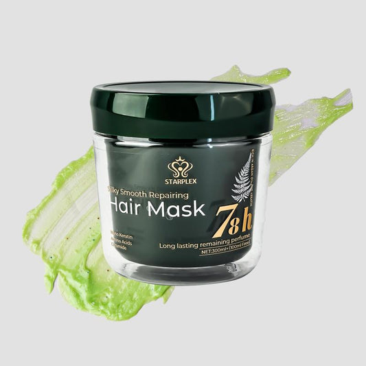 STARPLEX Hair Care Mask | Silky Smooth Repairing Formula - 78H Hydration + Heat Protection | Frizz-Free Hair Solution Plant Extract Haircare Organic Keratin Hair Mask Hair Oil