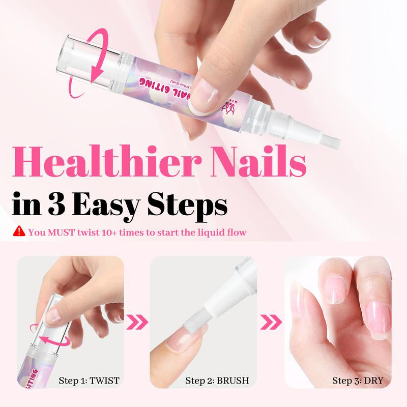 Qiek Stop Biting Pen for Kids - Prevention Nail Biting Thumb Sucking Deterrent Nail Polish Treatment Portable Fast Dry Long Lasting Non Toxic Natural Nail Care Pen for Children Teens Adults Biters #Tiktokshopblackfriday