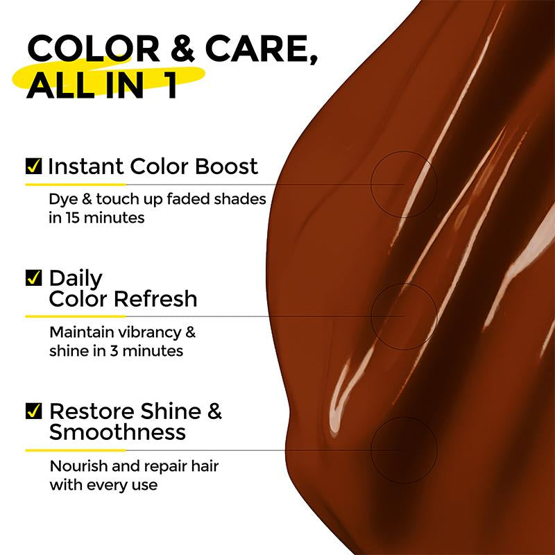 Colorlomo Copper Color Depositing Conditioner 180Ml for Copper Shade 3 Minute Magic Color Haircare Mask 6 Fl Oz