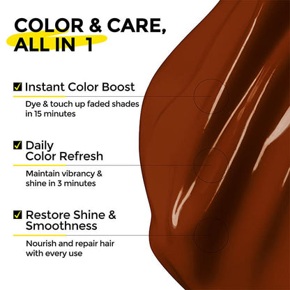 Colorlomo Copper Color Depositing Conditioner 180Ml for Copper Shade 3 Minute Magic Color Haircare Mask 6 Fl Oz