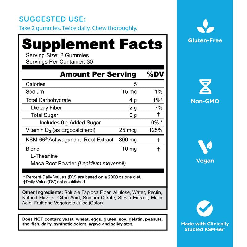 Zero Sugar Best Seller 6 Pack Value Bundle - World'S First 3-In-1 Pre, Post, Probiotic, Apple Cider Vinegar with Vitamin B12 and Probiotics to Address Bloating, Ashwagandha & L-Theanine, Vitamin D Gummies. Gluten-Free, Vegan, Non-Gmo & Gelatin-Free