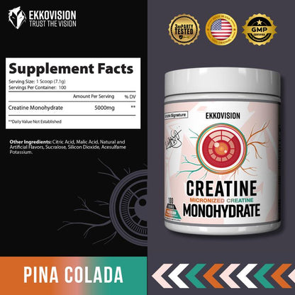 EKKO Creatine Monohydrate - 3Rd Party Tested