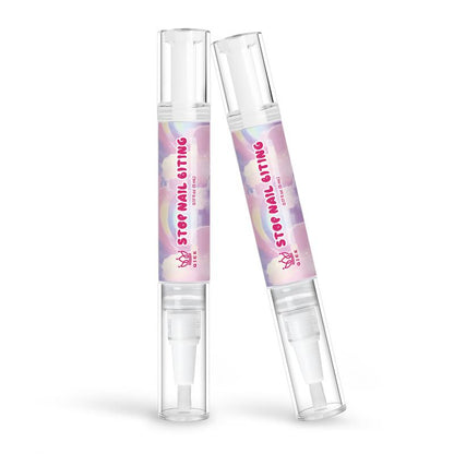 Qiek Stop Biting Pen for Kids - Prevention Nail Biting Thumb Sucking Deterrent Nail Polish Treatment Portable Fast Dry Long Lasting Non Toxic Natural Nail Care Pen for Children Teens Adults Biters #Tiktokshopblackfriday