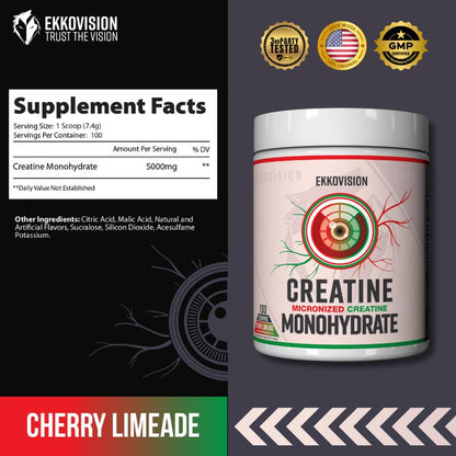 EKKO Creatine Monohydrate - 3Rd Party Tested