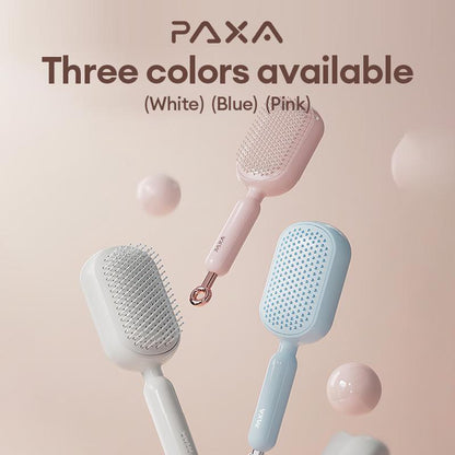 PAXA Air Cushion Massage Comb Hollow Massage Comb Cylinder Styling Curl Comb - Daily Care and Detangling, Massage for Scalp, Heat Resistant Companion for Hair Blowing and Styling