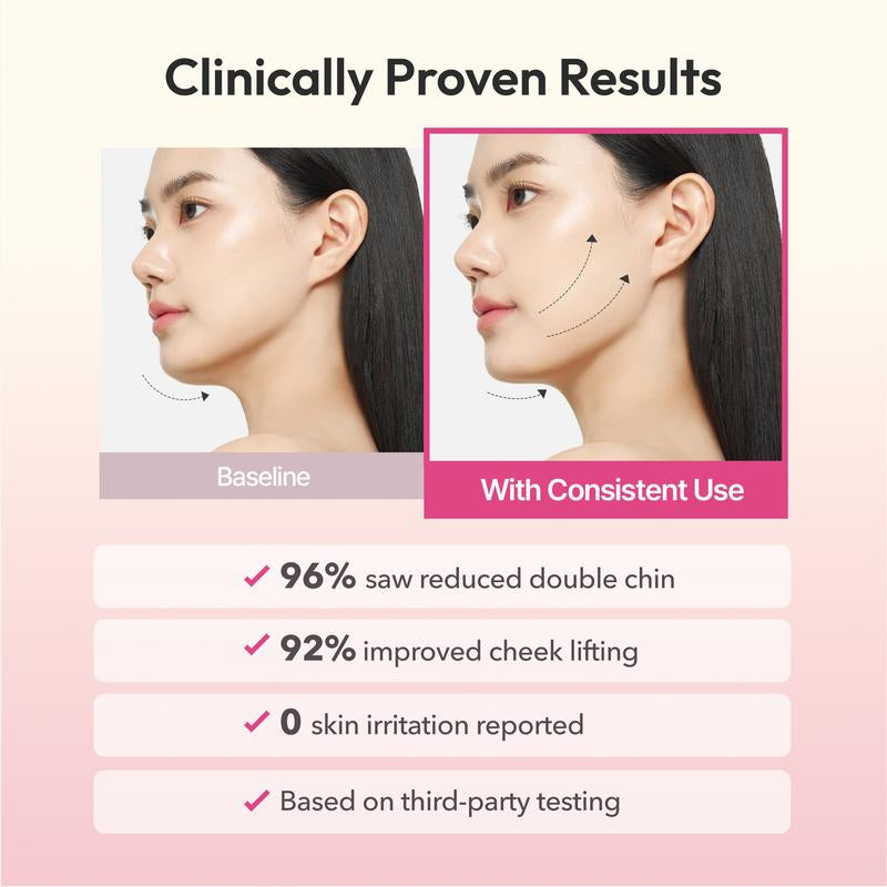Avajar Perfect V Lifting Premium plus Mask 5 Sheets | Hydrogel Face Slimming & Firming Band for Jawline, Double Chin Reducer, V-Line Contour, Hydrating & Lifting Sheet Mask with Collagen, Caffeine & Aloe Vera